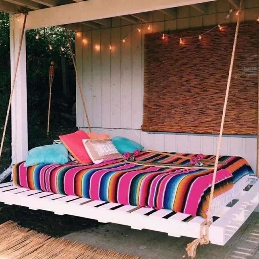 Pink Strip Western Throw Blanket